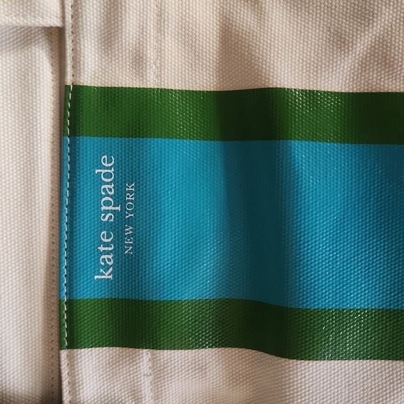 NWT Kate Spade retired small coal bag ribbon stripe - Picture 4 of 4